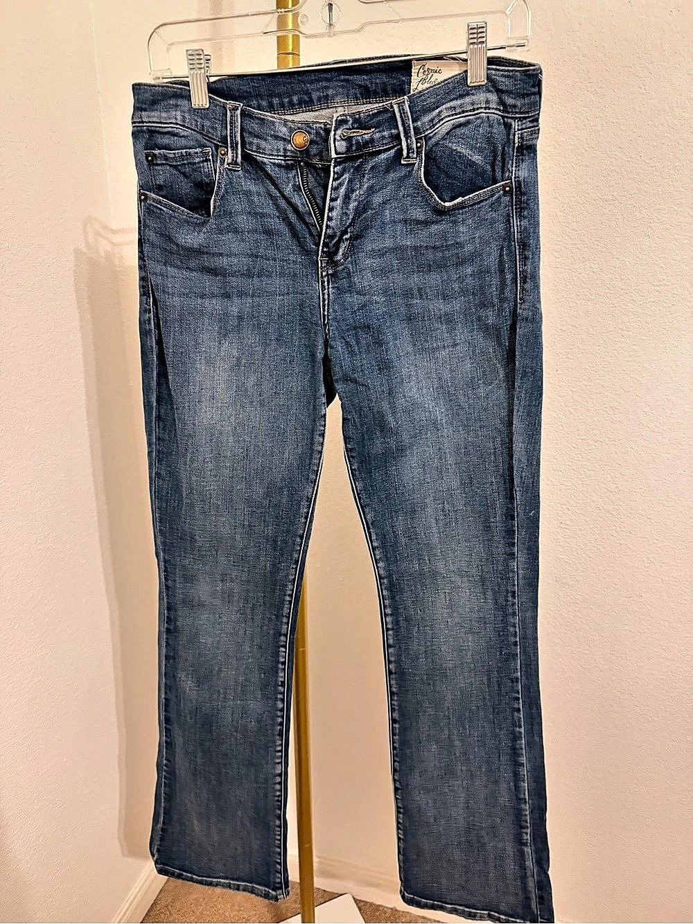 Cosmic Blue Love Skinny Jeans size 27 in Blue